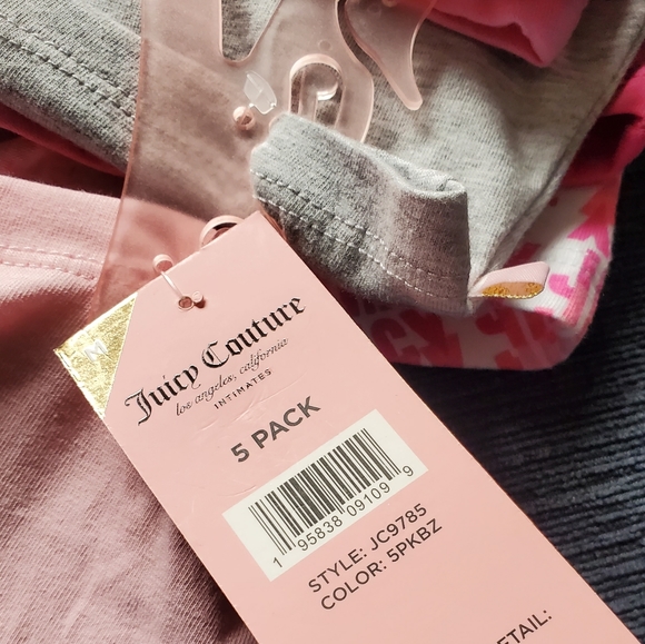 Bundle - Juicy Couture Panties 5 pc Set - Picture 11 of 11